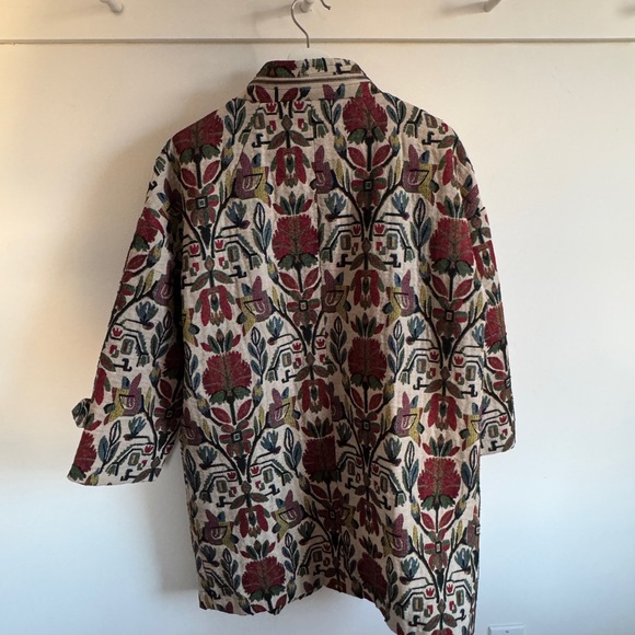 Floral Patterned Women's Jacket - Picture 6 of 6